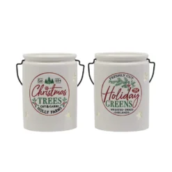 Top 10 ⭐ Assorted 💯 Christmas Ceramic Tabletop Lantern by Ashland® ⭐