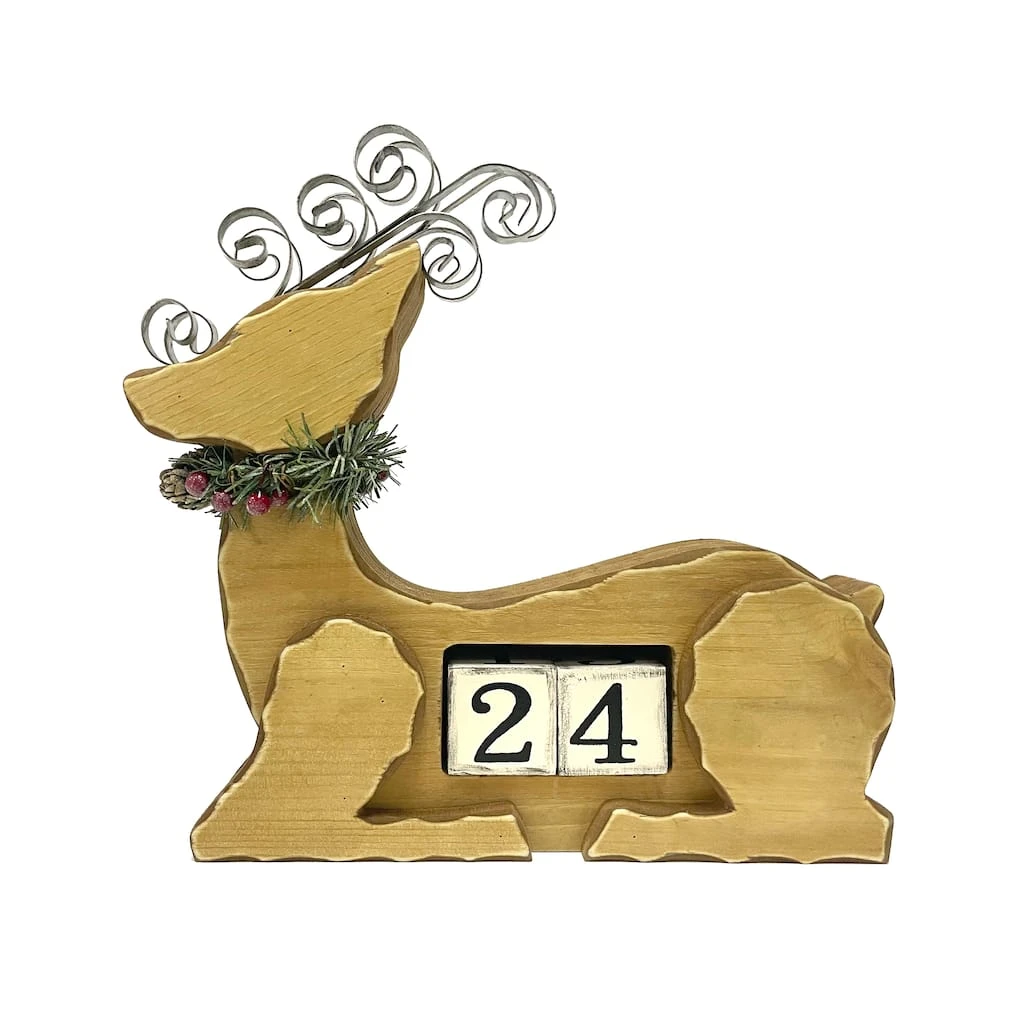 Coupon 😉 Assorted 11" Christmas Countdown Tabletop Deer by Ashland® 🥰 4 Coupon 😉 Assorted 11" Christmas Countdown Tabletop Deer by Ashland® 🥰 - Image 2