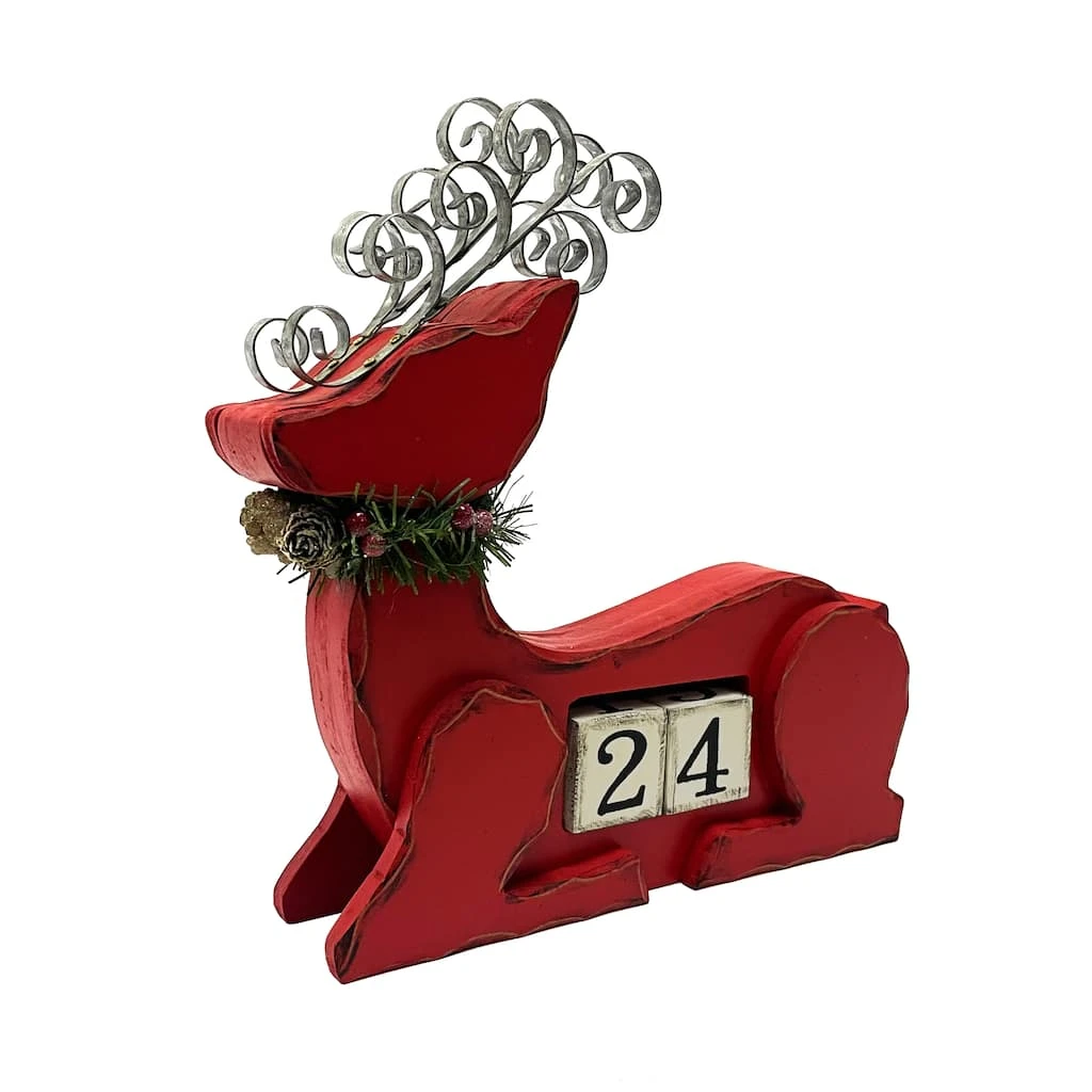Coupon 😉 Assorted 11" Christmas Countdown Tabletop Deer by Ashland® 🥰 5 Coupon 😉 Assorted 11" Christmas Countdown Tabletop Deer by Ashland® 🥰 - Image 3