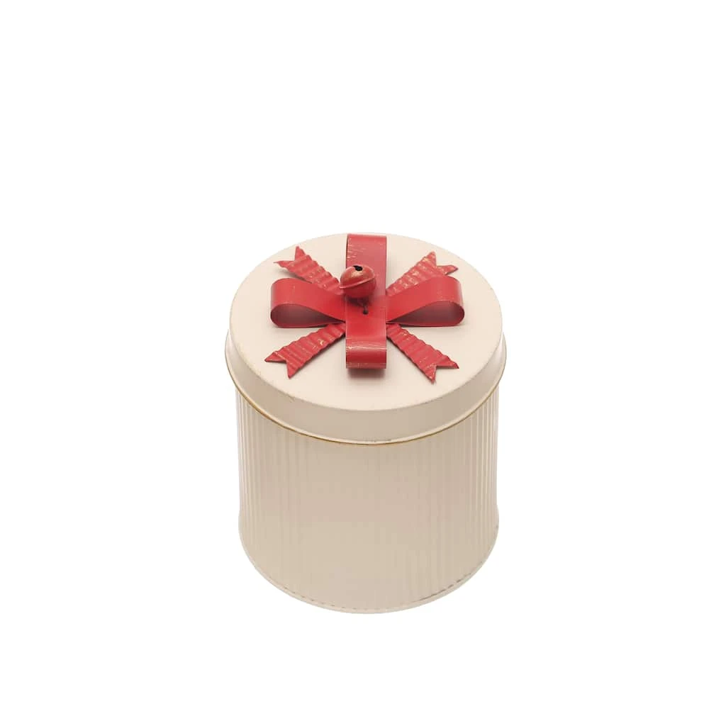 Best Pirce ⭐ 7" White Metal Gift Box With Bow by Ashland® 🧨 4 Best Pirce ⭐ 7" White Metal Gift Box With Bow by Ashland® 🧨 - Image 2