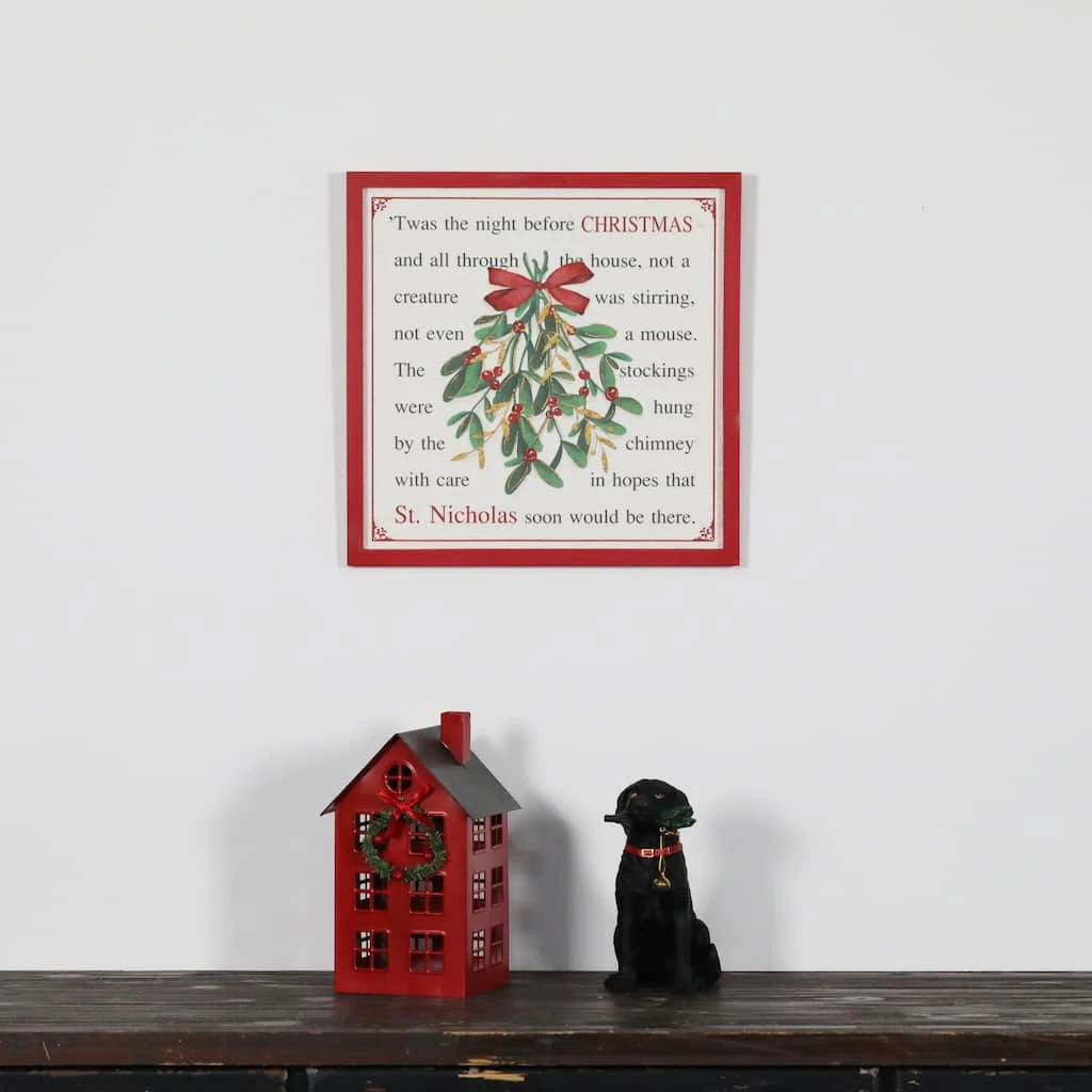Hot Sale ⌛ 10" Red House With Wreath Tabletop Decoration by Ashland® ❤️ 5 Hot Sale ⌛ 10" Red House With Wreath Tabletop Decoration by Ashland® ❤️ - Image 3