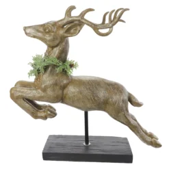 Wholesale ✨ 21" Leaping Stag with Greenery Tabletop Accent by Ashland® 🔔
