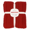 Discount βοΈ Red Cable Knit Throw by Ashland® π 2 Discount βοΈ Red Cable Knit Throw by Ashland® π -Outlet Yuletide Joy Store 10699323 1