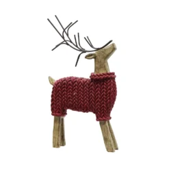 Flash Sale ⭐ Assorted 11.5" Tabletop Deer with Sweater by Ashland® 🎁 -Outlet Yuletide Joy Store 10699327 2