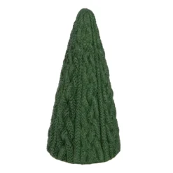 Brand new ❤️ 6" Green Cable Knit Tabletop Tree by Ashland® ⌛ -Outlet Yuletide Joy Store 10699331 2