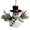 Best Sale ❤️ 4.3'' Snowman with Black Hat Christmas Ornament by Ashland® 😀