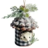 Top 10 😍 5'' Hedgehog with White and Black Plaid Pinecone House ❄ Christmas Ornament by Ashland® ❤️ 2 Top 10 😍 5'' Hedgehog with White and Black Plaid Pinecone House ❄ Christmas Ornament by Ashland® ❤️ -Outlet Yuletide Joy Store 10699388 1
