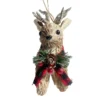 Brand new 🔥 6'' Deer with Plaid Scarf Christmas Ornament by Ashland® 🤩 -Outlet Yuletide Joy Store 10699391 1