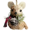 Best Sale 😀 4'' Mouse with Plaid Scarf Christmas Ornament by Ashland® 🎉 -Outlet Yuletide Joy Store 10699399 1