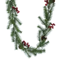 Deals 🥰 6ft. Pine & Red Berry Garland by Ashland® 🧨