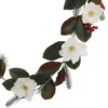 New 😀 6ft. White Magnolia & Red Berry Garland by Ashland® 😀 -Outlet Yuletide Joy Store 10699409 1