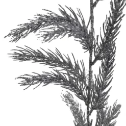 Best Pirce ✨ 6ft. Silver Glitter Pine Garland by Ashland® 👍 -Outlet Yuletide Joy Store 10699412 3