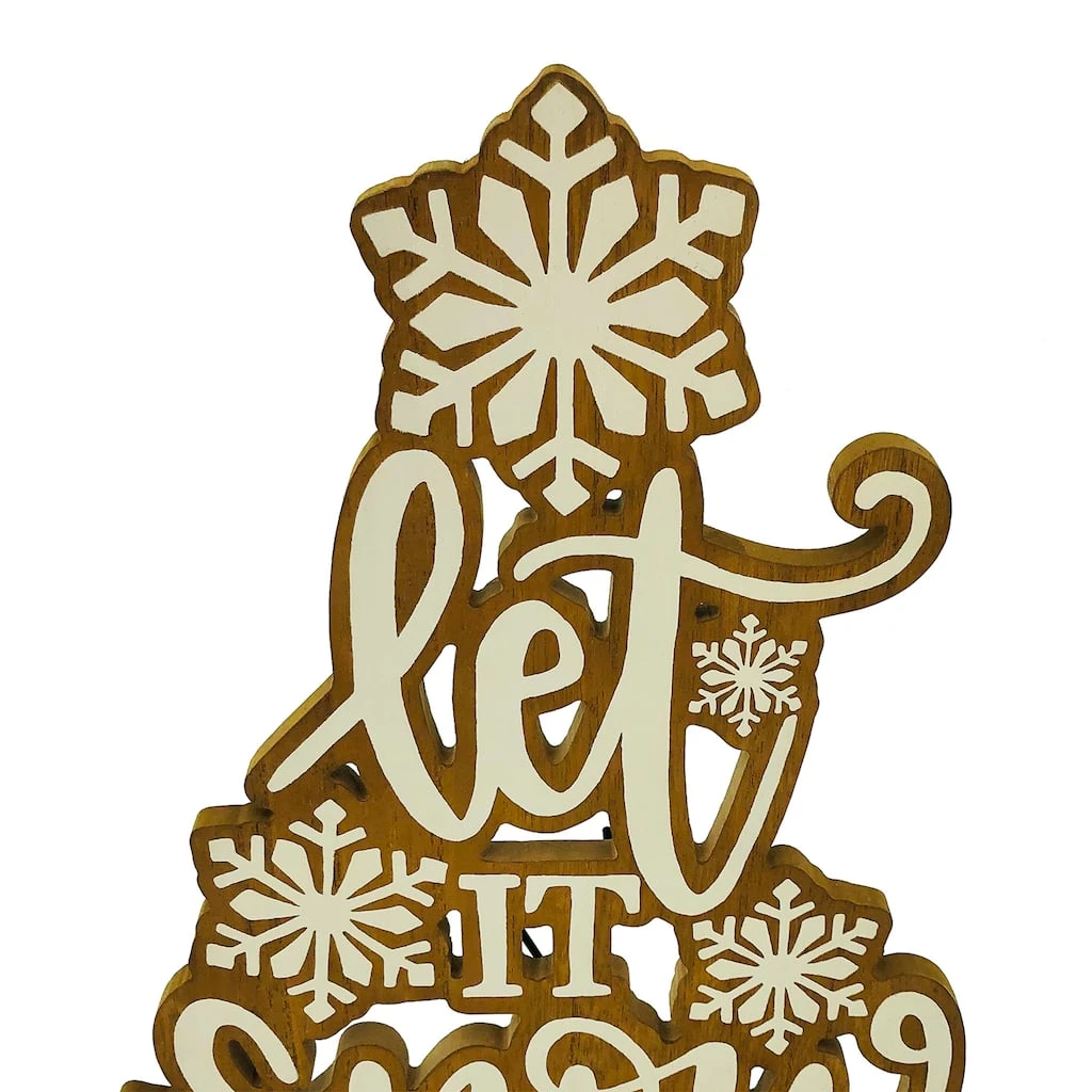 Brand new 🧨 16" Let It Snow Tabletop Sign by Ashland® 🤩 4 Brand new 🧨 16" Let It Snow Tabletop Sign by Ashland® 🤩 - Image 2