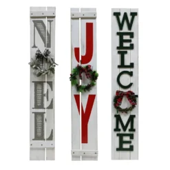 Deals ✨ Assorted Wood Holiday Door Greeter with Wreath by Ashland® ✔️