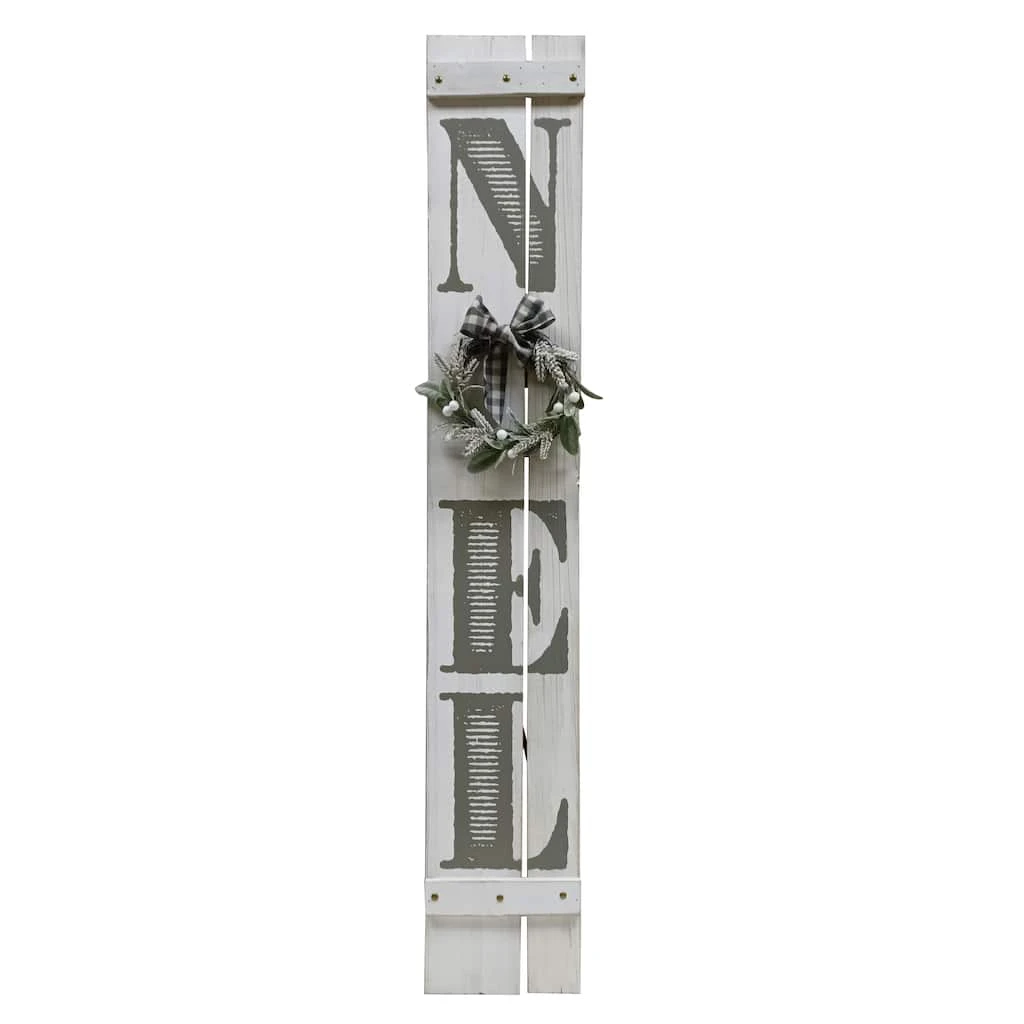 Deals ✨ Assorted Wood Holiday Door Greeter with Wreath by Ashland® ✔️ 4 Deals ✨ Assorted Wood Holiday Door Greeter with Wreath by Ashland® ✔️ - Image 2