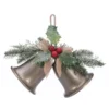 Cheap ⭐ Pine & Berry Silver Bell Wall Accent by Ashland® 🧨 -Outlet Yuletide Joy Store 10699536 1
