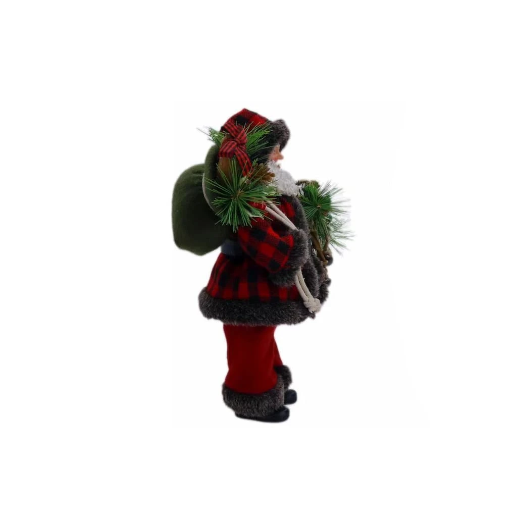 Cheapest 👍 10.5" Buffalo Check Santa Figure by Ashland® ⌛ 4 Cheapest 👍 10.5" Buffalo Check Santa Figure by Ashland® ⌛ - Image 2