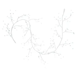 Hot Sale 🤩 5ft. White Clear Bead Coiled Garland by Ashland® 🔔 -Outlet Yuletide Joy Store 10699677 3