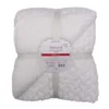 Brand new 👍 White Faux Berber Throw Blanket by Ashland® ⌛ -Outlet Yuletide Joy Store 10699730 1