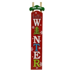 Outlet ❤️ Assorted Wood Winter Door Greeter by Ashland® ❤️ -Outlet Yuletide Joy Store 10699731 3