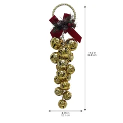 Cheap 🎁 14.5 Shiny Gold Bell Bunch Door Hanger by Ashland® 👏 -Outlet Yuletide Joy Store 10699748 3
