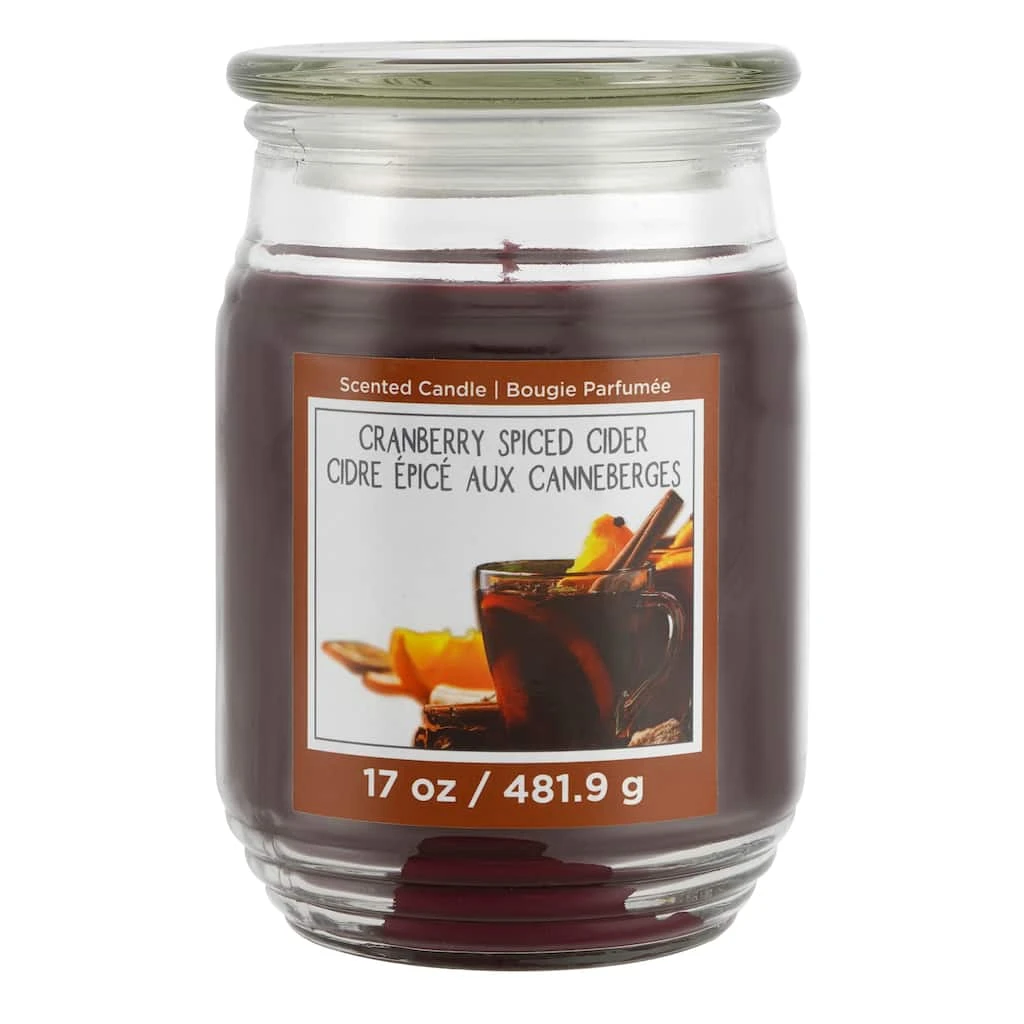 Brand new 👏 Cranberry Spiced Cider Scented Jar Candle by Ashland® ❤️ 3 Brand new 👏 Cranberry Spiced Cider Scented Jar Candle by Ashland® ❤️