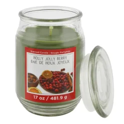 Discount ❤️ Holly Jolly Berry Scented Jar Candle by Ashland® 💯 -Outlet Yuletide Joy Store 10699755 2