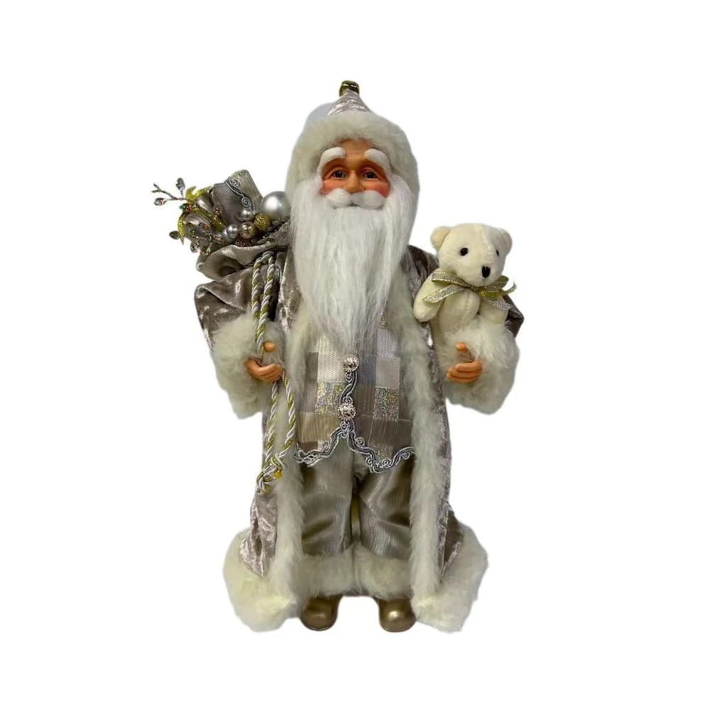 Discount ❤️ 16" Santa with Bear Figurine by Ashland® 👏 3 Discount ❤️ 16" Santa with Bear Figurine by Ashland® 👏