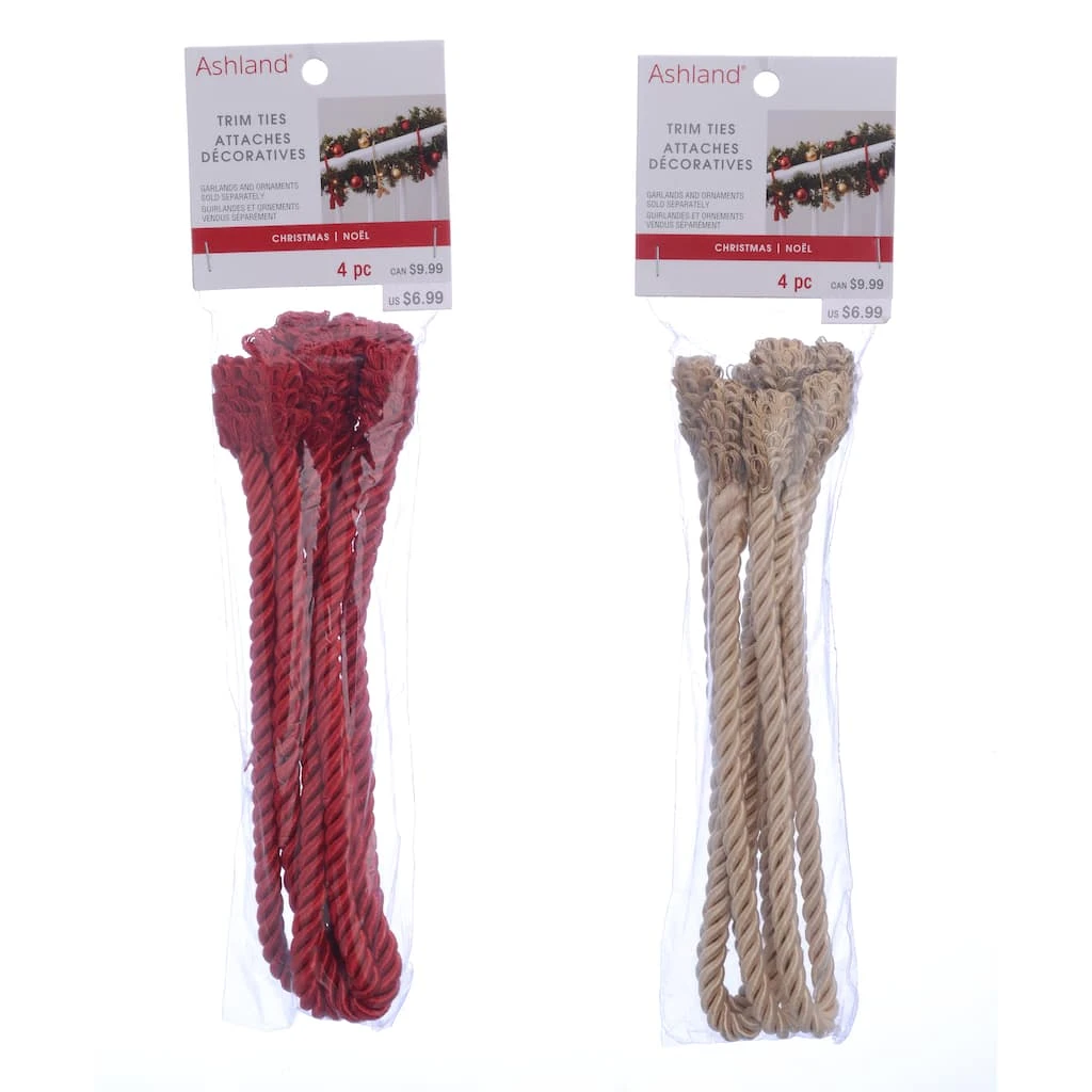 Discount π Assorted Rope Garland Ties, 4ct. by Ashland® β 3 Discount π Assorted Rope Garland Ties, 4ct. by Ashland® β