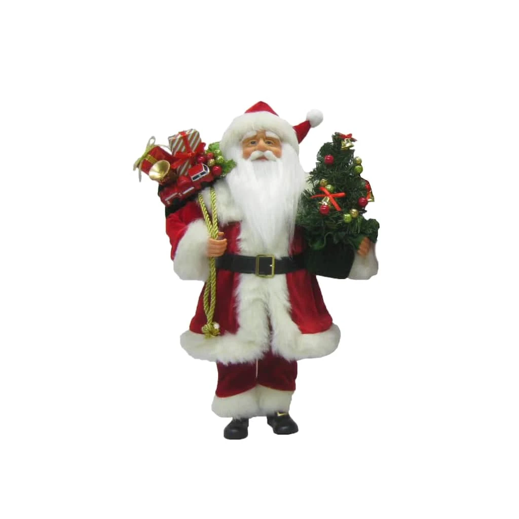 Flash Sale 🥰 16" Traditional Santa with Tree Figurine by Ashland® ⭐ 3 Flash Sale 🥰 16" Traditional Santa with Tree Figurine by Ashland® ⭐