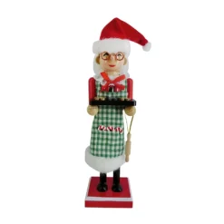 Coupon 🔥 10" Mrs. Claus Wooden Nutcracker by Ashland® ⭐