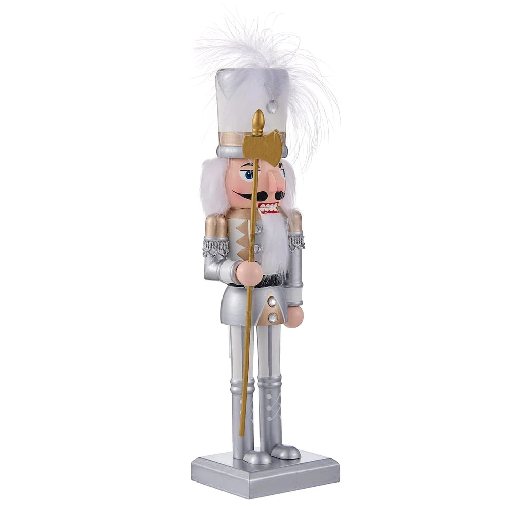 Flash Sale 🤩 10" Silver Soldier Nutcracker by Ashland® 🔔 4 Flash Sale 🤩 10" Silver Soldier Nutcracker by Ashland® 🔔 - Image 2