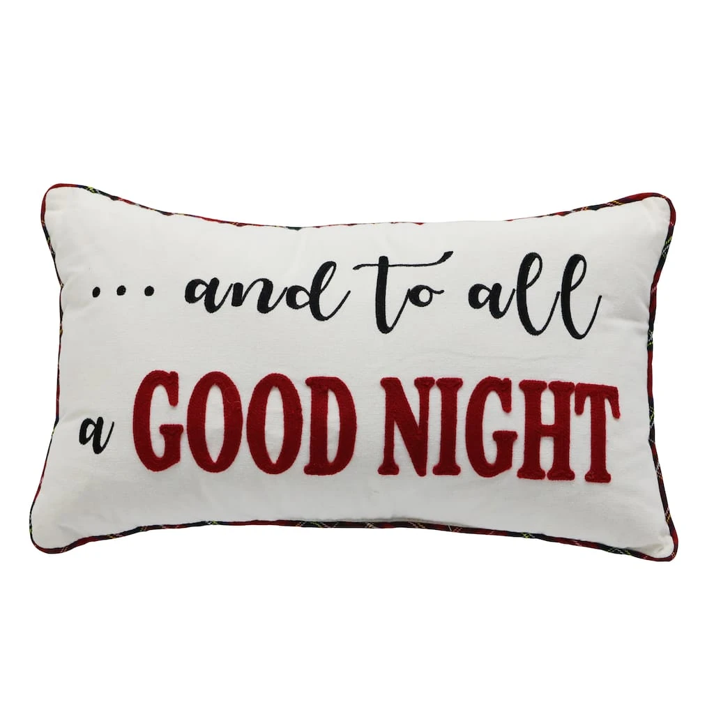 Wholesale 🔥 And to All a Good Night Throw Pillow by Ashland® 🔥 3 Wholesale 🔥 And to All a Good Night Throw Pillow by Ashland® 🔥