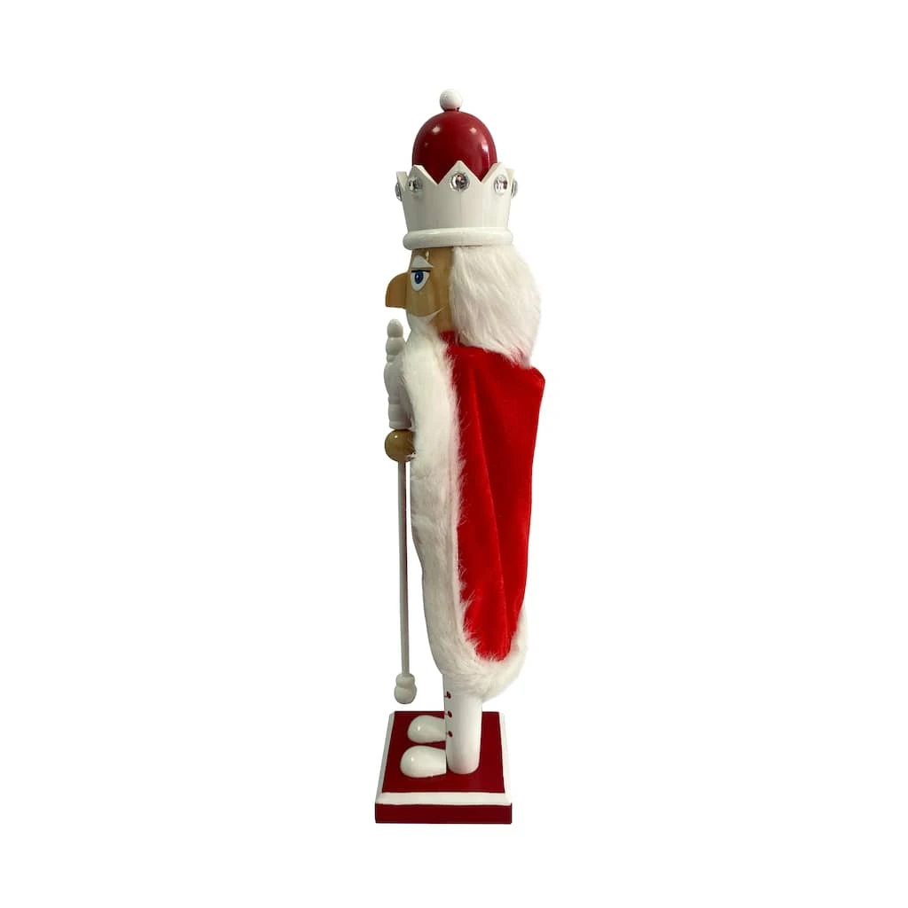 Budget ✔️ 16" Red & White Wooden Nutcracker by Ashland® 🥰 4 Budget ✔️ 16" Red & White Wooden Nutcracker by Ashland® 🥰 - Image 2