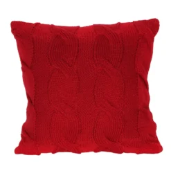 Top 10 🤩 Red Cable Knit Christmas Accent Pillow by Ashland® 🔔