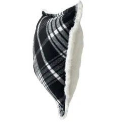Deals ✔️ Black & White Tartan Christmas Accent Pillow by Ashland® 🎁 -Outlet Yuletide Joy Store 10699854 2