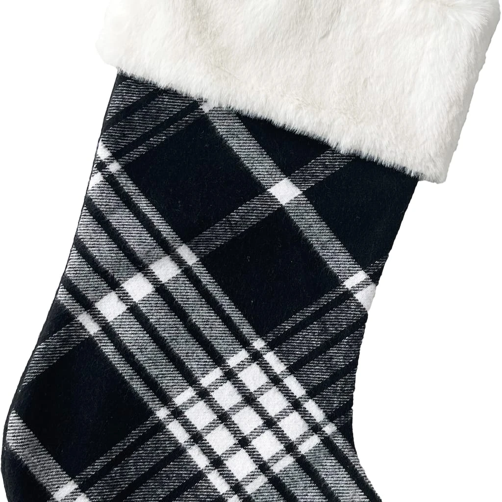 Top 10 π 18" Black Tartan Stocking by Ashland® π₯° 4 Top 10 π 18" Black Tartan Stocking by Ashland® π₯° - Image 2