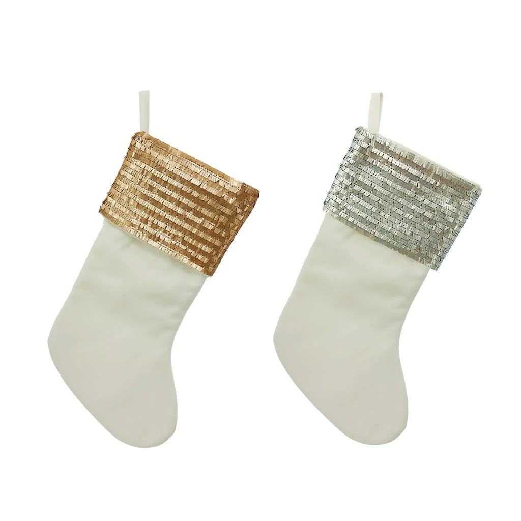 Coupon π Assorted White Stocking with Sequin Cuff by Ashland® β 3 Coupon π Assorted White Stocking with Sequin Cuff by Ashland® β
