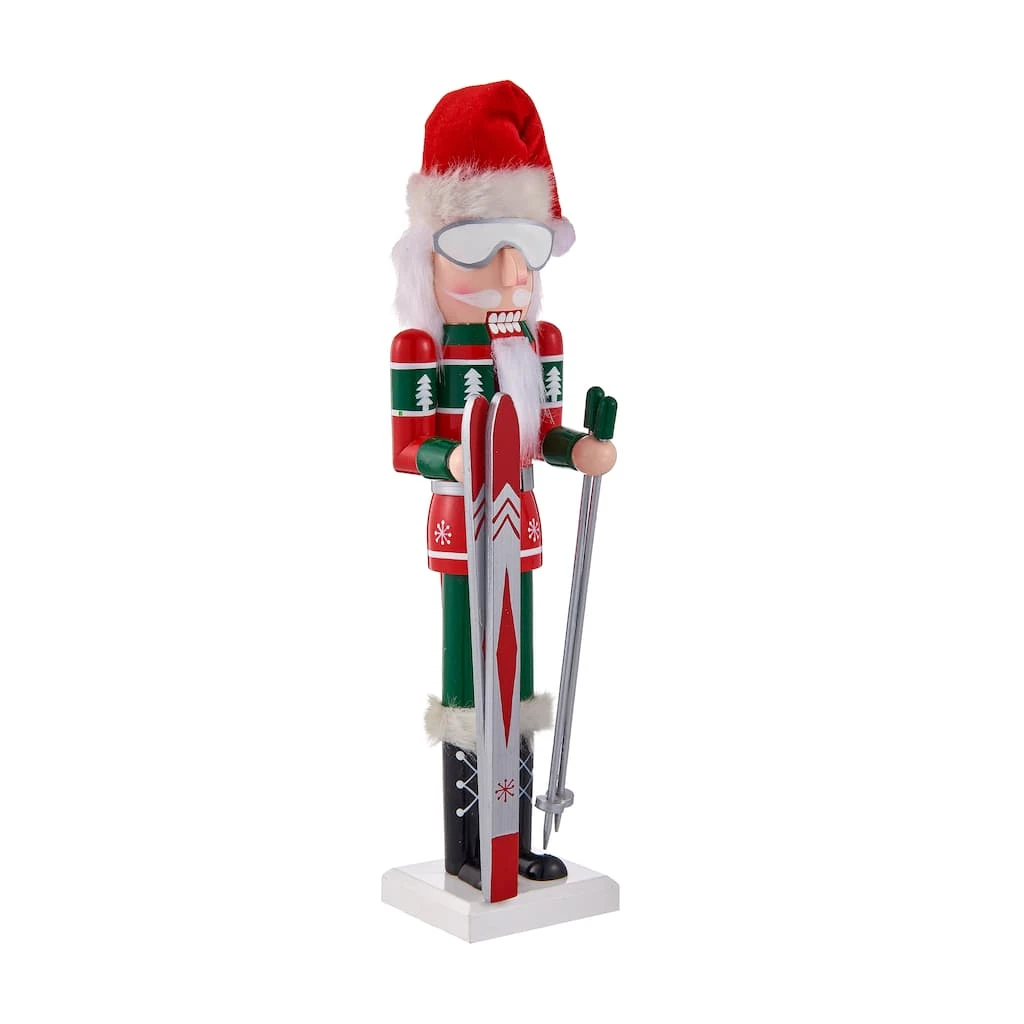 Deals 💯 16" Santa Skier Collectible Nutcracker by Ashland® ❤️ 4 Deals 💯 16" Santa Skier Collectible Nutcracker by Ashland® ❤️ - Image 2