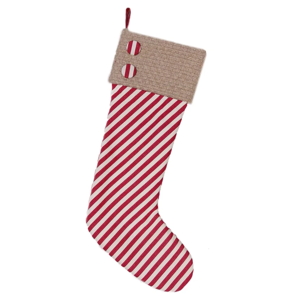 Cheapest 🌟 23" Red & White Striped Stocking by Ashland® 👍 3 Cheapest 🌟 23" Red & White Striped Stocking by Ashland® 👍