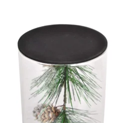 Discount 👍 8" Pine Leaf Glass Tealights Holder by Ashland® ⌛ -Outlet Yuletide Joy Store 10699905 5