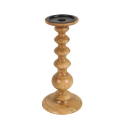Wholesale ❤️ 12" Wood Pillar Candle Holder by Ashland® 😀