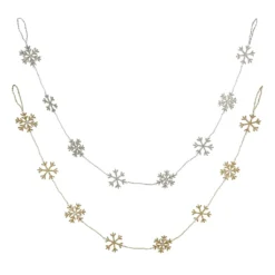 Flash Sale ❤️ Assorted 6ft. Snowflake Garland by Ashland® 👏