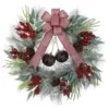 Discount 🛒 28" Christmas Pineneedle & Bell Wreath by Ashland® 🤩 -Outlet Yuletide Joy Store 10700003 1