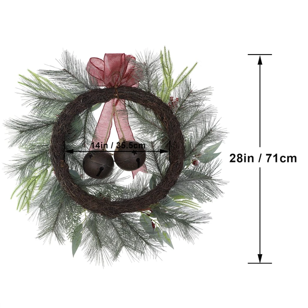 Discount π 28" Christmas Pineneedle & Bell Wreath by Ashland® π€© 5 Discount π 28" Christmas Pineneedle & Bell Wreath by Ashland® π€© - Image 3