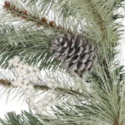 Budget 🥰 26" Cream & Green Pine Berry Wreath by Ashland® 😉 -Outlet Yuletide Joy Store 10700005 2