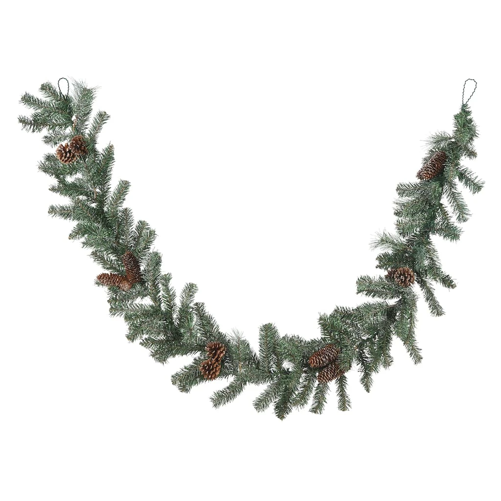 Coupon 👏 6ft. Snowy Pine & Pinecone Garland by Ashland® 🥰 4 Coupon 👏 6ft. Snowy Pine & Pinecone Garland by Ashland® 🥰 - Image 2