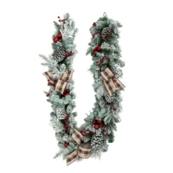 Flash Sale 🧨 6ft. Pinecone Flocked Garland by Ashland® ⭐ -Outlet Yuletide Joy Store 10700050 2