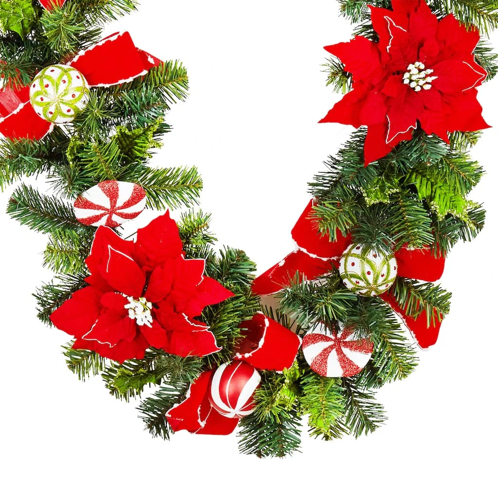 Wholesale β 72" Red & White Lollipop Garland by Ashland® π 4 Wholesale β 72" Red & White Lollipop Garland by Ashland® π - Image 2