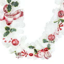 Flash Sale ✨ 72" Berry Candy Snowflake Garland by Ashland® ⌛ -Outlet Yuletide Joy Store 10700055 2